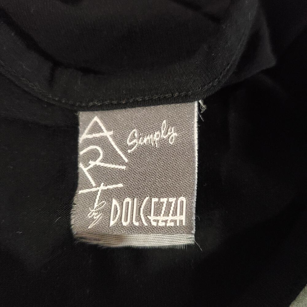 Simply Art Dolcezza Abstract Design T-Shirt Short Sleeve Top Size S Art to Wear - Picture 5 of 7